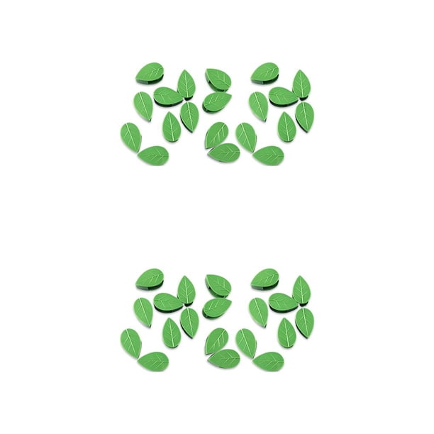 Advancent Enredaderas de plantas autoadhesivas para montar en la pared, accesorios para ahorrar espacio, Cables, fijadores para interiores, Clip de 20 piezas 2piezas Advancent CBP267121