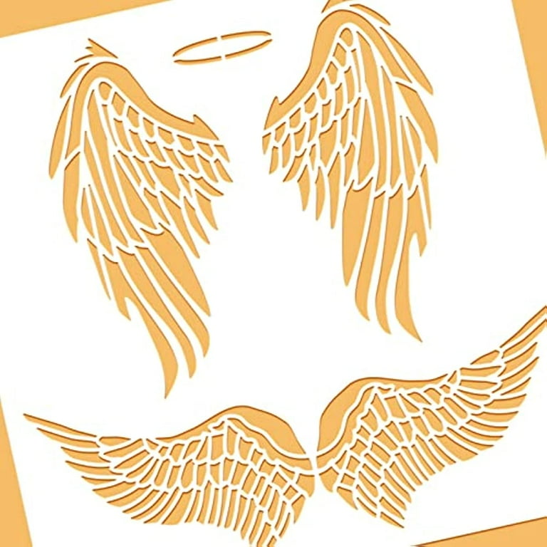 angel-wings-drawing-stencils-2-pairs-of-dreamy-wings-pattern-painting-templates-for-scrapbooking-fabric-floor-furniture-wall-art-walmart-com