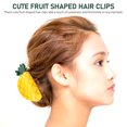 thumbnail image 3 of SHISUYAN Petite Pince à Cheveux Mignonne Ananas Pince Décorative pour Femme, 3 of 9