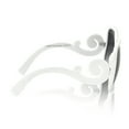 thumbnail image 4 of Square Sunglasses for Women Big Designer Baroque Swirl Temple Uv400 Protection, 4 of 4