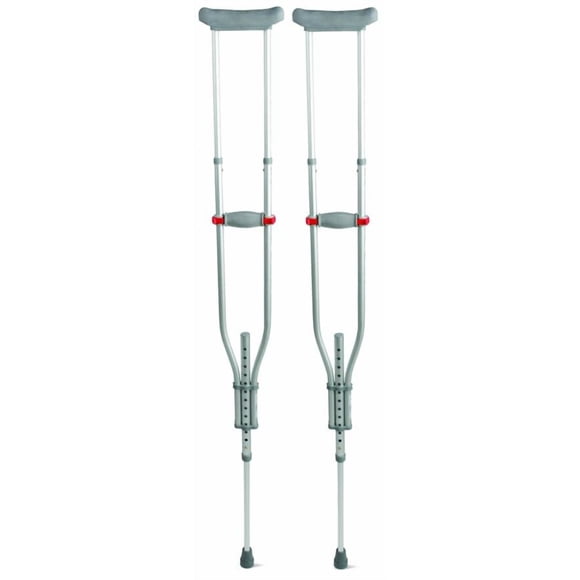 Muletas Medline Quick-Fit, capacidad de peso de 300 lb, 1 par