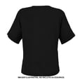 thumbnail image 2 of Blusa George para Dama, Manga Corta Pliegue y Botones Laterales Negro T G, 2 of 4