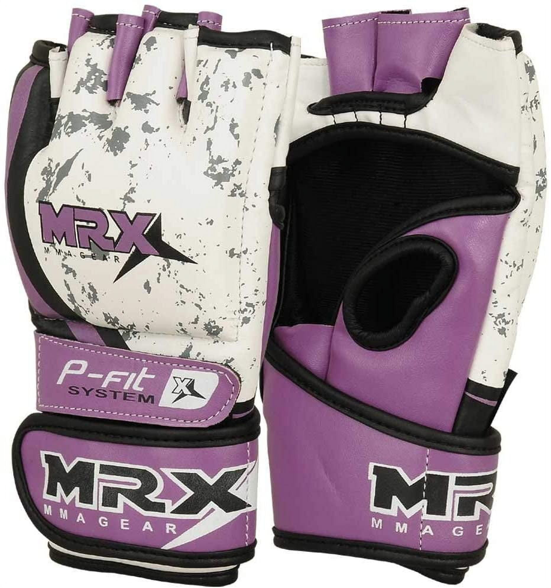 MRX MMA Grappling Gloves for Women Bag Training Boxing Sparring Purple Small