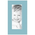 thumbnail image 2 of ArtToFrames 8x14" French Blue Custom Mat for Picture Frame with Opening for 4x10" Photos. Mat Only, Frame Not Included (MAT-158), 2 of 5