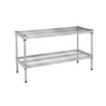 thumbnail image 6 of Design Ideas MeshWorks 2-Tier Metal Storage Shelving Unit Rack, Silver, 6 of 10