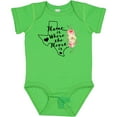thumbnail image 3 of Inktastic Texas Home is Where the Heart is with Watercolor Floral Girls Baby Bodysuit, 3 of 5