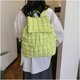thumbnail image 3 of LHSHID Quilted Backpack for Women Lightweight Puffer Drawstring Padding Hiker Back Pack Travel Backpack College Gym Bag, 3 of 7