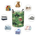 thumbnail image 6 of Haiem Cute Dinosaurs Laundry Basket, Laundry Hamper, Collapsible Laundry Baskets, Dirty Clothes Hamper, Waterproof with Handles for College Dorm, Family-Medium, 6 of 8
