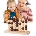 SUNHUFA Wooden Strategy Game for Kids and Adults 3D Chess Board Game