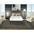 thumbnail image 2 of East West Furniture 2-piece Wood Full Bedroom Set in Brown/Jacobean, 2 of 8