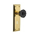 thumbnail image 5 of Nostalgic Warehouse Nykcrb_Psg_238_Kh New York Solid Brass Rose Passage Door Knob Set -, 5 of 7