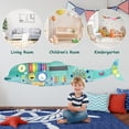 thumbnail image 4 of Datingday Sensory Wall Toy，Whale Activity Wall Busy Board Panels, Wooden Busy Board for Toddlers, Educational Toy, Kids Learning Toys for Daycare & Playroom (60''x12.6''), 4 of 5