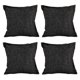 thumbnail image 1 of Cojin Decorativo Cuadrado Set de 4 Fash Negro, 1 of 4