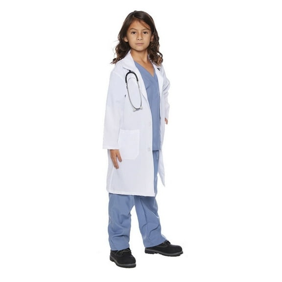 Doctor Scrubs With Lab Coat Child Halloween Costume