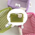 thumbnail image 1 of Petit Panier de Rangement Pliable Design Niche Jouets Collations Cosmétiques Organisateur Cadeaux Rose, 1 of 5