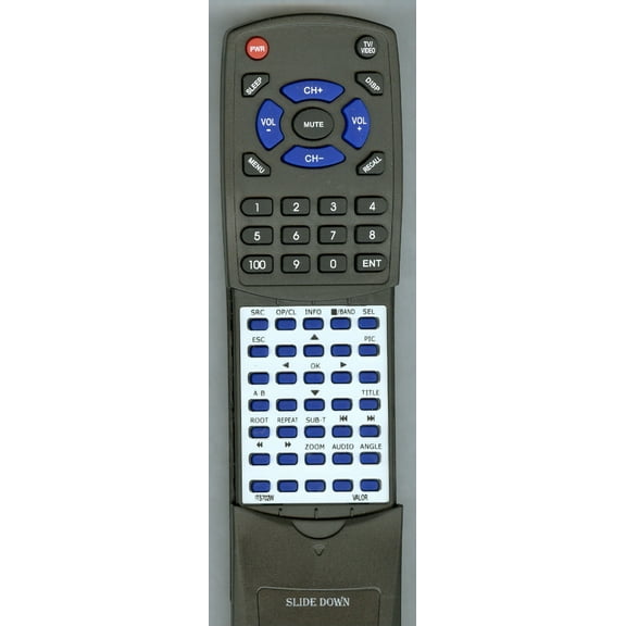 Replacement Remote for VALOR RTITS702W, ITS710W FRONT, ITS710WFRONT, ITS702W
