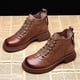 thumbnail image 5 of Otoño 2022, nuevo diseño, zapatos Martin hechos a mano, botas hasta el tobillo, zapatos de cuero de vaca genuino para mujer, 5 of 5