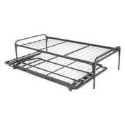 Daybed Frames - Twin Size Metal Day Bed (Daybed) Frame & Pop up Trundle with Mattresses  Included