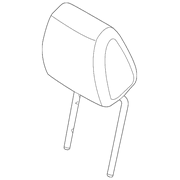 Genuine OE Ford Headrest - F1EZ-54611A08-JA Fits select: 2015-2018 FORD FOCUS