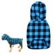 thumbnail image 1 of Gorro extraíble, ropa gruesa para perros, suéter de tartán para mascotas de otoño e invierno, 1 of 5