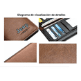 thumbnail image 3 of Cartera Jeep Larga Belug Estilo Empresarial Para Caballero Marron Oscuro, 3 of 5