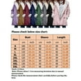 thumbnail image 4 of Plus Size Women's Coat Fleece Hooded Cardigan Casual Long Sleeve Warming Outwear for Autumn Winter L Brown, 4 of 4
