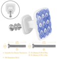 thumbnail image 2 of 4 Pieces Set Drawer Pulls Handle Square Wardrobe Cabinet Knobs with Stainless Steel Screws Furniture Kitchen Decor, 2 of 5
