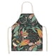 thumbnail image 1 of Delantal de cocina para mujer, de lona de algodón, con estampado floral, ideal como delantal de chef., 1 of 2