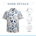 thumbnail image 7 of High Quality Hawaiian Shirts for Men Short Sleeve Aloha Beach Shirt Floral Summer Casual Button Down Shirts Blouses PQ4H64, 7 of 7