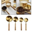 thumbnail image 6 of Stainless Steel Measuring Cups Spoons Set Wood Handle Measuring Cup, 6 of 8