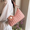 thumbnail image 1 of Bolso de mano para mujer, suave, plegable, para hombro, para llevar debajo del brazo, moderno, ligero, tipo tote, tipo bandolera., 1 of 7