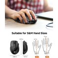 thumbnail image 5 of for Laptop, 2.4G Optical   5-Level 4000DPI, Office Cordless USB Mice, 6 Buttons, 18 Months , Portable for PC, Chromebook, Wins, , Small to Medium Hand, 5 of 5