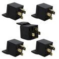 thumbnail image 1 of Destyer 5 Pieces Car 12V 30A Relay Vehicle Boat Motorcycle Light Relays Overcurrent Protection Automobile Repair Upgrade Accessories, 1 of 6