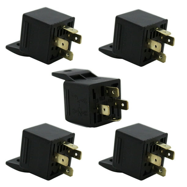 mmirethe 5 Pieces Universal Car Camper 12V 30A Relay Vehicle Light 4