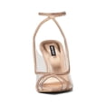 thumbnail image 3 of Nine West Parise 3 Nude/Clear Buckle Closure Pointed Toe Stiletto Heeled Sandals (Nude/Clear, 9), 3 of 6