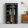 thumbnail image 5 of Lavish Home Freestanding Portable Closet with 5-Shelves and Dust Cover, 5 of 7