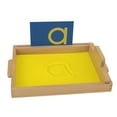 thumbnail image 1 of IFIT Montessori Sand Tracing Tray, Montessori Language Materials, 1 of 2