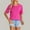 Hot Pink, variant on Fglymey Womens Short Sleeve T Shirts V Neck Tops Summer Trendy Casual Basic Tee Shirt Black 2XL
