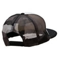 thumbnail image 4 of Cadillac Car Patched Flat Bill Foam Camo Mesh Trucker Cap - White City OSFM, 4 of 5