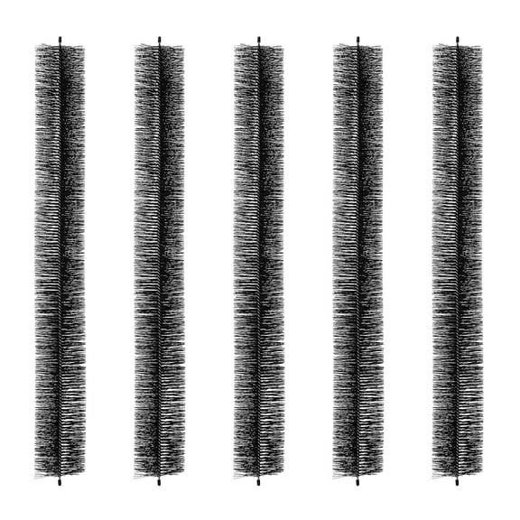 VEVOR Gutter Brush, 15 Feet Total Length 4.33 inch Diameter Gutter Cleaning Tools, Ground-Level Gutter Brush Leaf Guard for 5 Inch Gutters, Easily Clear roof Leaves and Debris, 5 Pack