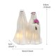 thumbnail image 2 of Estatua fantasma de Halloween para novios con luces LED de resina, 2 of 3