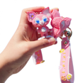 thumbnail image 2 of Women's Keychain, Wallet Ornament, Handbag Cartoon Cute Building Blocks Small Animal Pendant, Keyring with Wrist Lanyard, 2 of 3