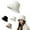 White, variant on Hats Outerwear for Winter Warm Lined Fisherman Cap Practical Weather Shield Stylish Unisex Headgear