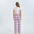 thumbnail image 6 of HEARNICE Women's Pajama Pants, Soft Long Casual Pajama Lounge Bottoms, Knit Sleep Pants with Pockets(PINK PURPLE PLAID, M), 6 of 6