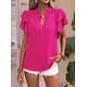 thumbnail image 4 of Tops de Verano para Mujer Rosa Rojo S, 4 of 8