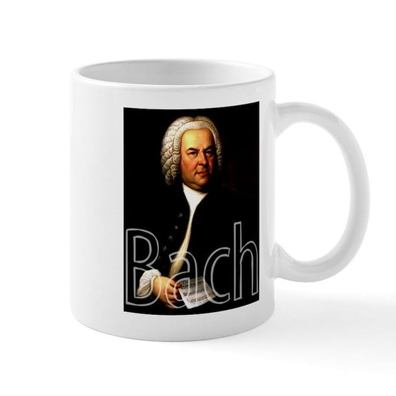 CafePress - Bach Mug - 11 oz Ceramic Mug - Novelty Coffee Tea Cup