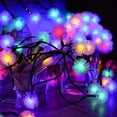 thumbnail image 5 of String Light Energía Solar Bola De Nieve Decoración Cadena De Luz Hada Al Aire Libre Estado De Ánimo Decoración Con Luz Colorida 8 Modos De Iluminación Para Garden Tree Park 6.5M 30 Led Guardurnaity HA014072-00, 5 of 5