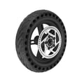 thumbnail image 2 of DYNWAVECA 215mmx47mm Electric Bicyle Rear Wheel Replacement Accs Strong Grip Components Grooved Surface Lightweight Rear Tire for BIKE, 2 of 10
