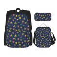 thumbnail image 1 of Balery Mardi Gras Carnival Mochila Escolar 3 en 1 para Niños - Mochila Resistente con Lonchera Térmica y Estuche - Mochila Escolar para Niños y Niñas, 1 of 7