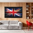 thumbnail image 5 of Union Jack United Kingdom Flag Vintage Four Hole Decorated Banner Flag for Garden Yard Home Decoration Indoor Outdoor 2x3 Ft, 5 of 7
